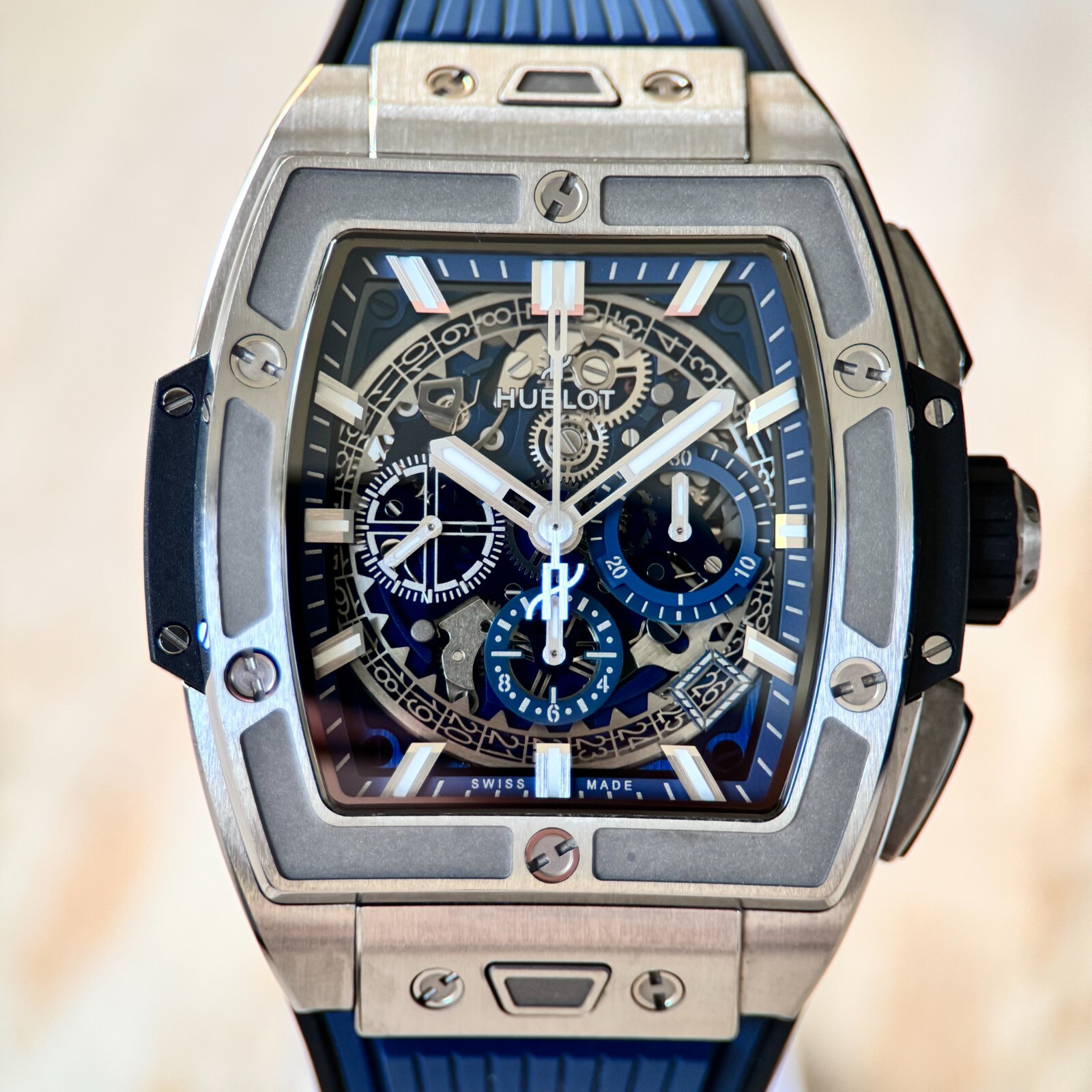 Hublot Spirit of Big Bang 42mm Titanium Blue - Full Set