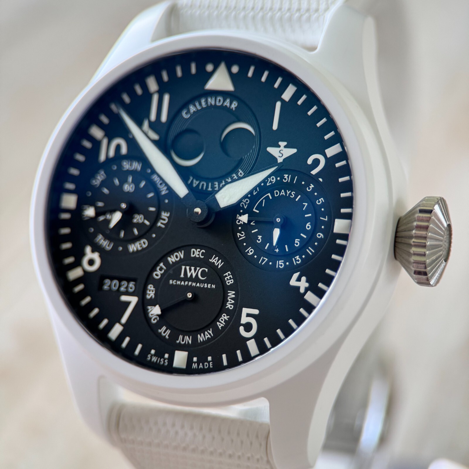IWC Big Pilot's Watch Perpetual Calendar TOP GUN Lake Tahoe - Warranty till 2031