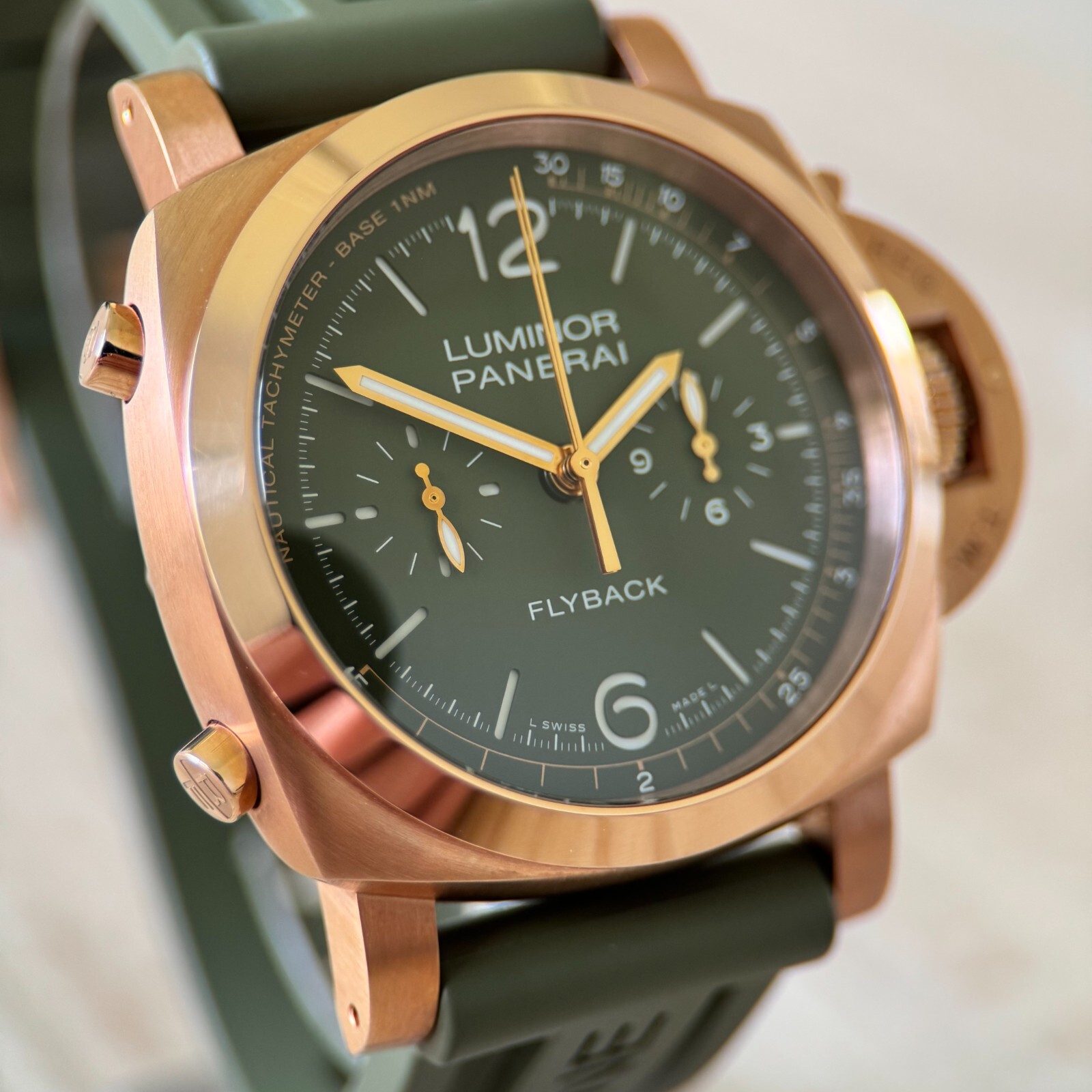 Panerai Luminor Chrono Flyback 1950 - Limited 1 of 77 - Mahendra Singh Dhoni