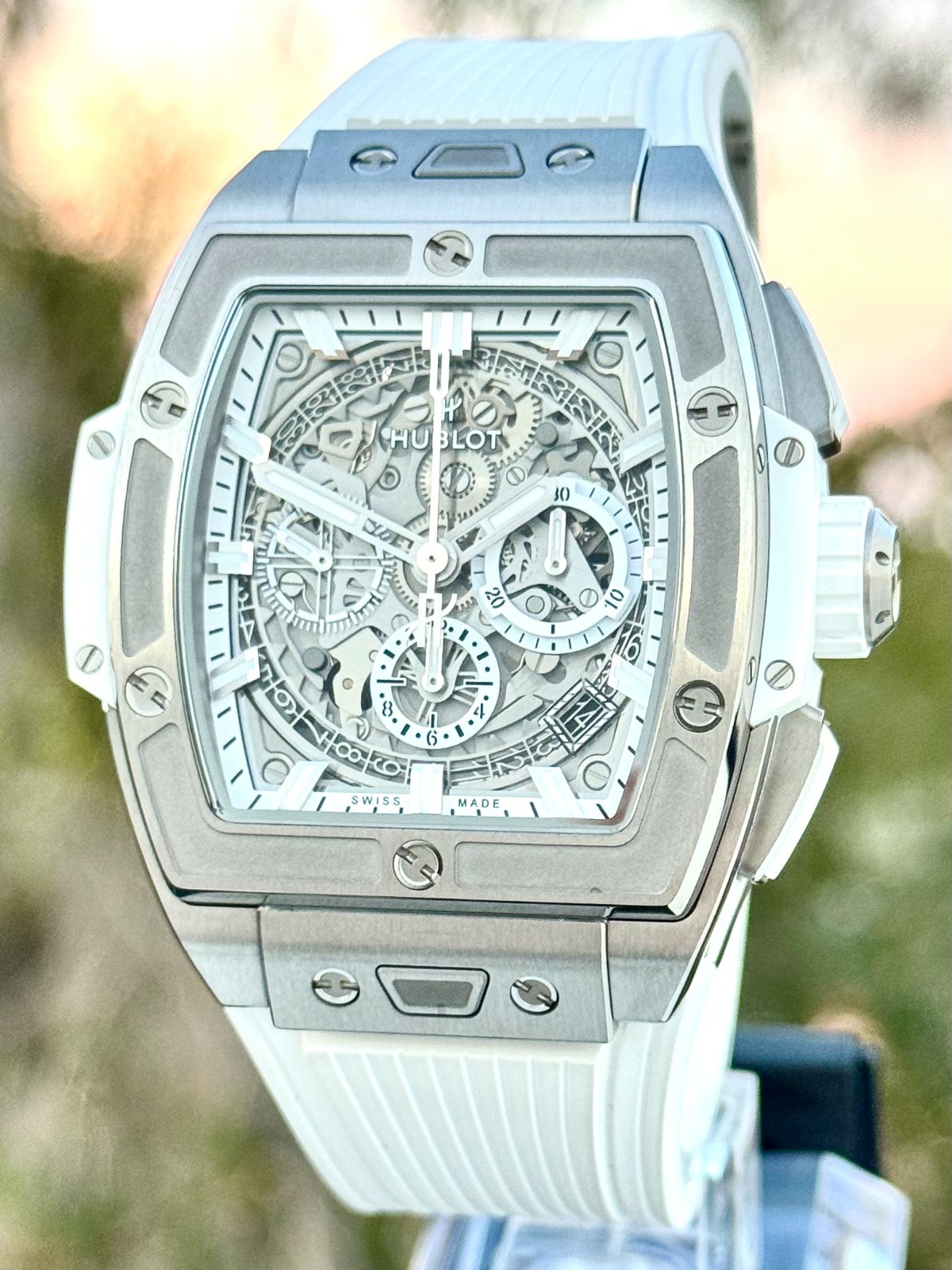 Hublot 42mm Spirit of Big Bang Titanium White Pristine Full Set