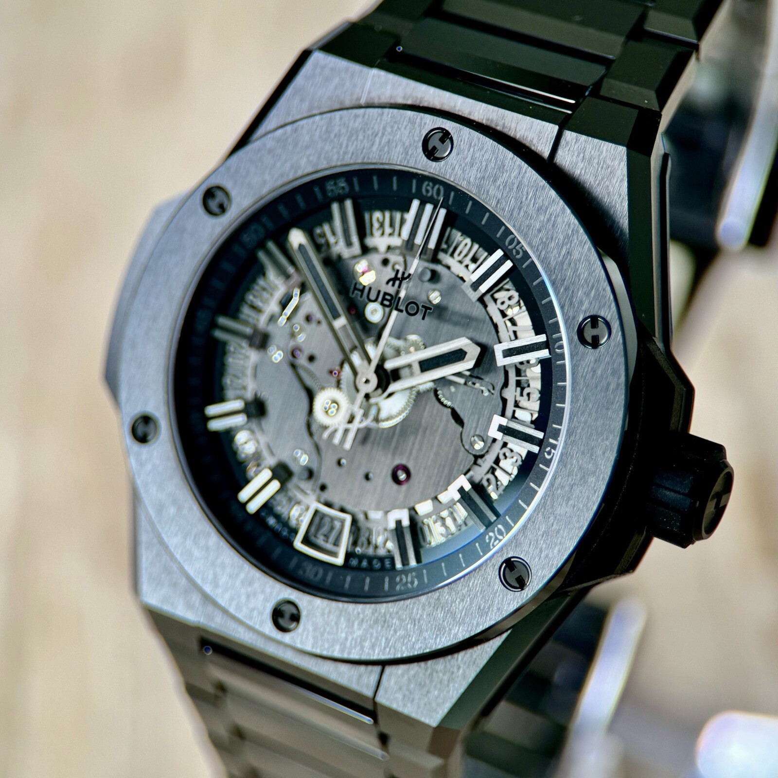Hublot Big Bang Integrated Time Only "All Black" Limited Edition - 2026 Warranty