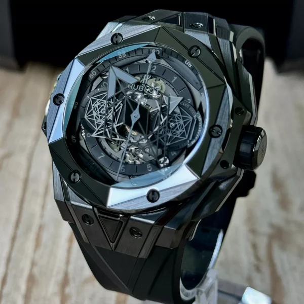 Hublot Big Bang Unico Sang Bleu II “All Black” Limited 1 of 200 Full Set