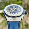 Hublot Big Bang Unico GMT Titanium Blue – 2022 Full set Under Warranty - Image 13