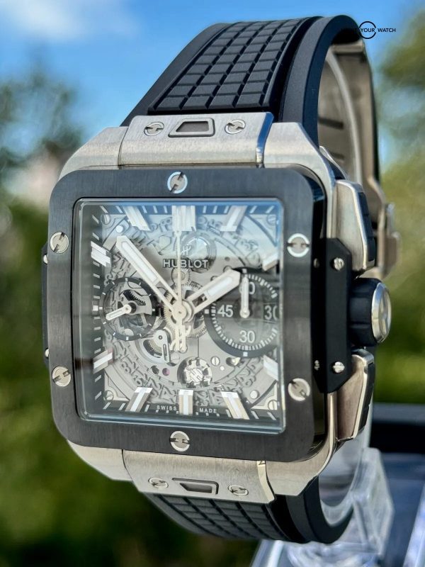 Hublot 42mm Square Bang Titanium & Ceramic – 2022 Full Set
