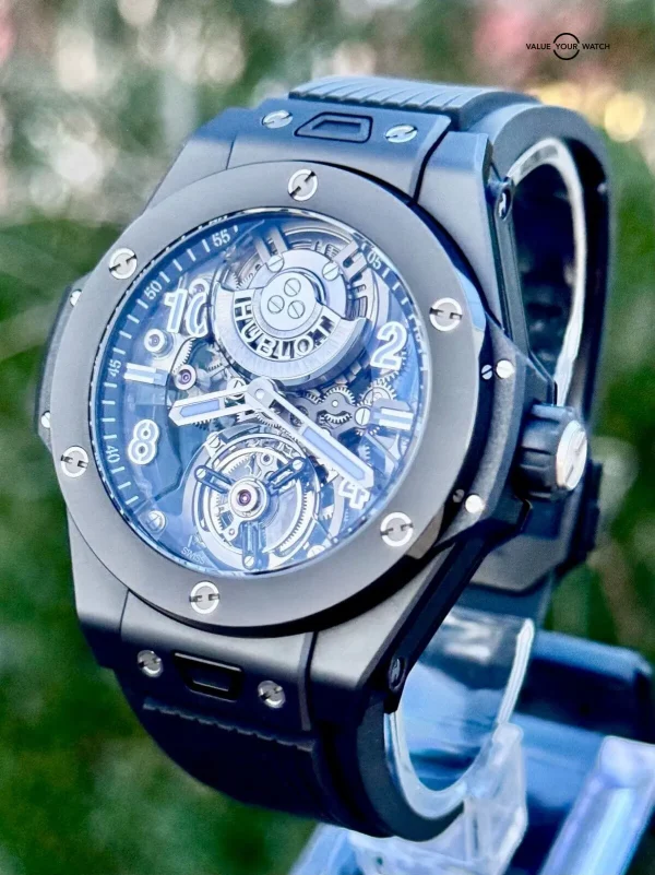 Hublot Big Bang Tourbillon Automatic Black Magic – Limited 1 of 100 – Full Set