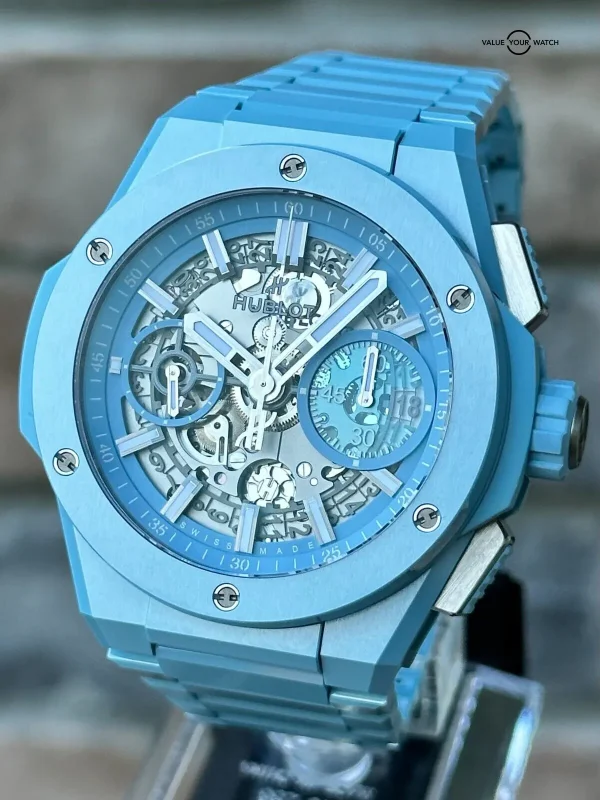 Hublot Big Bang Integrated Sky Blue Ceramic – Limited 1 of 250 – 2025 Warranty